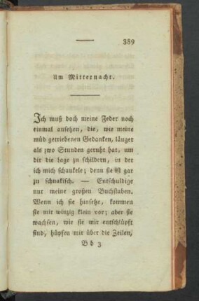 Um Mitternacht