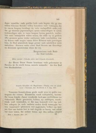 98. [Riksrådet till rådet i Danzig, om sjöröfveriet i Östersjön, dat. Stockholm d. 3 Aug. 1491.]