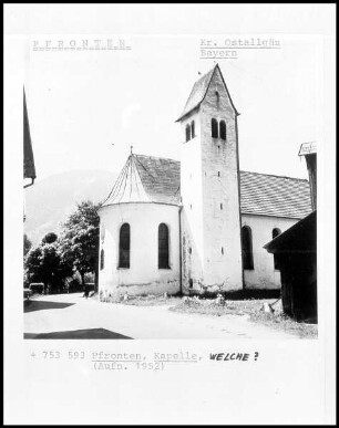 Kapelle Sankt Johannes Evangelist