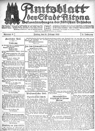 Nummer 8 : Freitag, den 24. Februar 1922