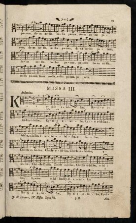 13-19, Missa III.