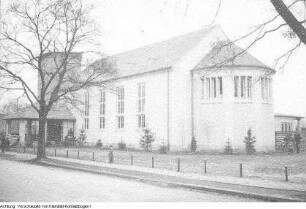 Dresden, Kirche Seidnitz, Kirche Tolkewitz, Landesbischof Hugo Hahn, Reportage Union, Bau der Petrikirche, Dezember 1951