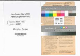 Entnazifizierung Bruno Kopplin , geb. 10.12.1900 (Polizeibeamter)