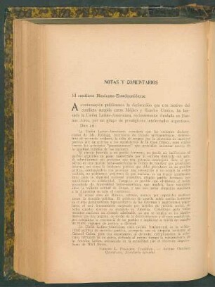 El conflicto mexicano-estadounidense