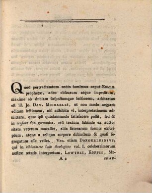 Disp. philol. ad Esaiae caput XXVII