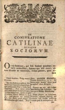 Caii Crispi Sallvstii Bellvm Catilinarivm