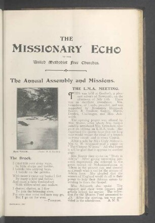 The annual assembly and missions