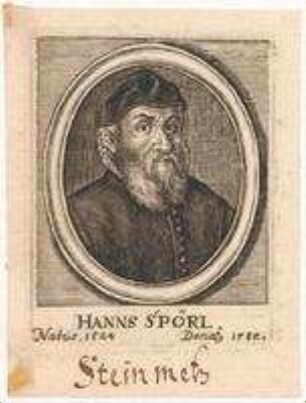 Hans Spörl; geb. 1524; gest. 1582