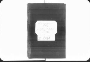 Nicht zu vernichtende Belege 1874