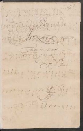 Sonate D-Dur, BWV 963 und Fuge h-Moll, BWV 579