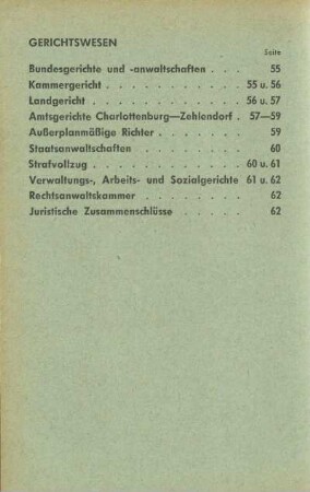 Gerichtswesen