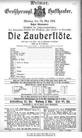 Die Zauberflöte