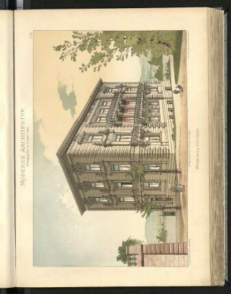 Wohnhaus in Stuttgart. P. Lauser & Gebr. Eckert, Architekten