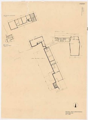 Schule Kassel-Wahlershausen: Grundrisse 1:200