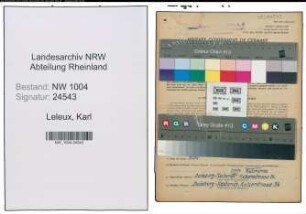 Entnazifizierung Karl Leleux , geb. 07.02.1891 (Lokfuehrer)