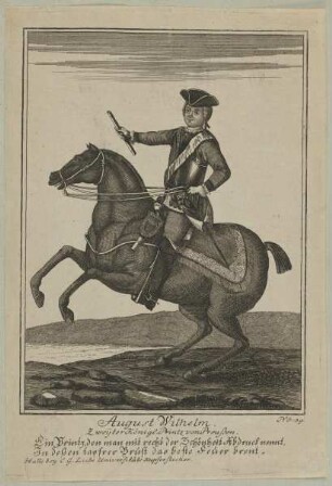 Bildnis des Prinzen August Wilhelm Prinz Preussen
