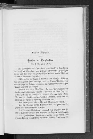 Treffen bei Langlochère den 7. December 1870.