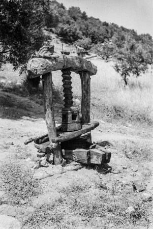 Ölpresse (Forschungsreise in die Große Kabylei 1942)