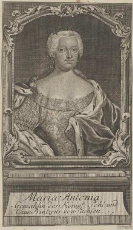 Bildnis von Maria Antonia, Kurfüstin von Sachsen