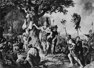 Der Triumph Hermanns nach seinem Sieg über Varus