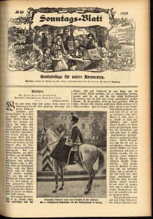 Ausgabe vom Sonntag, den 25. September 1910.