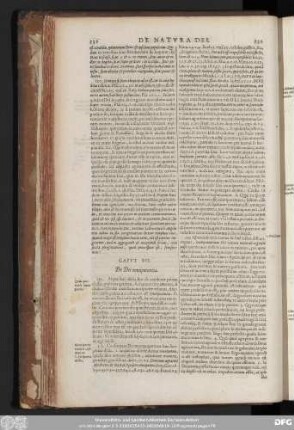 Caput XVI. De Dei omnipotentia.