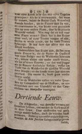 Dertiende Eeuw.