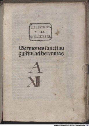 Sermones ad fratres in eremo