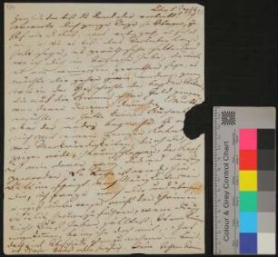 Brief von Achim von Arnim an Clemens Brentano