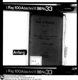 Assignationen auf die Stiftskasse