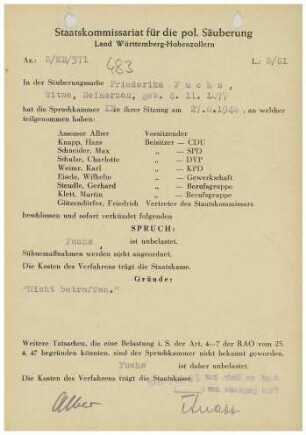 Fuchs, Friederike