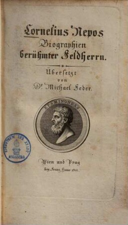 Biographien berühmter Feldherren
