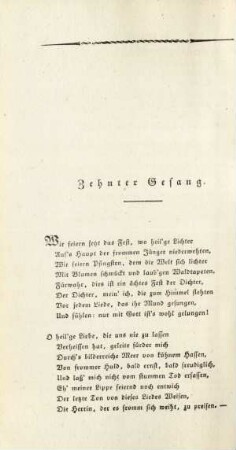 Zehnter Gesang