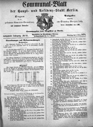 1876,10: No. 10, 5. März 1876