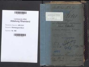 Giesler, Friedrich geb. 17.04.1832; Berggeschworener; ausgeschieden 1873; Prüfungs- u. Personalakten Band 1