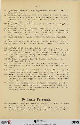 Berühmte Personen (Nr. 3591-3606)