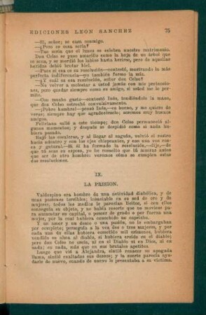 IX. - La prisión.