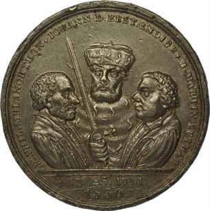 König Anton von Sachsen - 300-jähriges Jubiläum der Augsburger Konfession