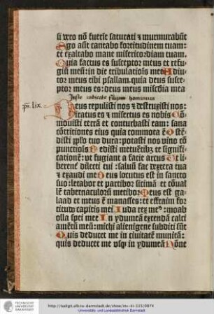 Psalmus lix.