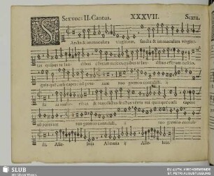 XXXVII. Sancta et immaculata