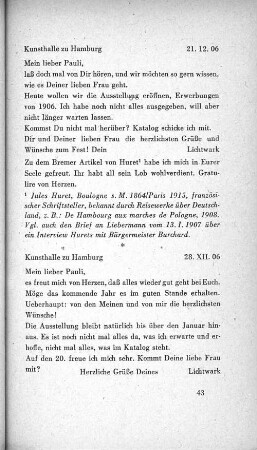 Kunsthalle zu Hamburg 28. XII. 06