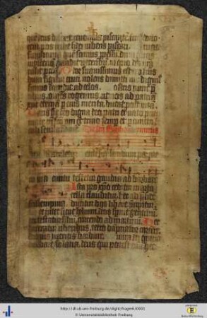 Fragment aus Hymnar