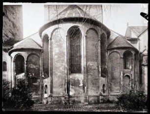 Stiftskirche; Ostpartie, vor der Restaurierung