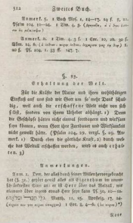 312-314 II. Erhaltung des Weltalls