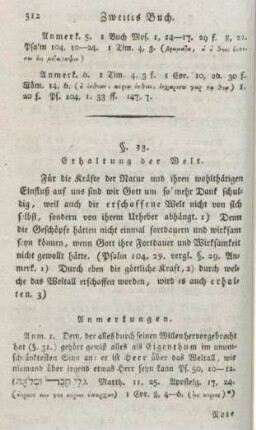 312-314 II. Erhaltung des Weltalls