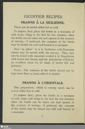 Escoffier recipes