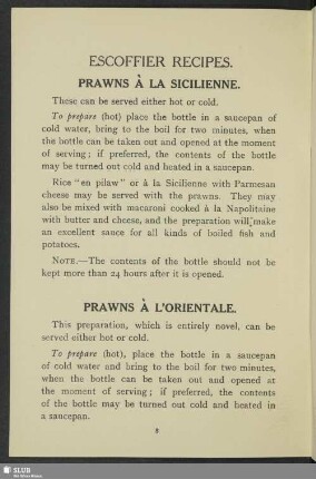 Escoffier recipes