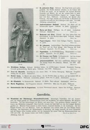 Gemälde (Nr. 582-588)