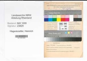 Entnazifizierung Heinrich Hagenkoetter, geb. 11.04.1910 (Landwirt)