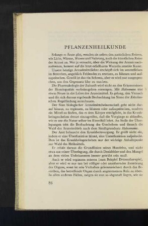 Pflanzenheilkunde